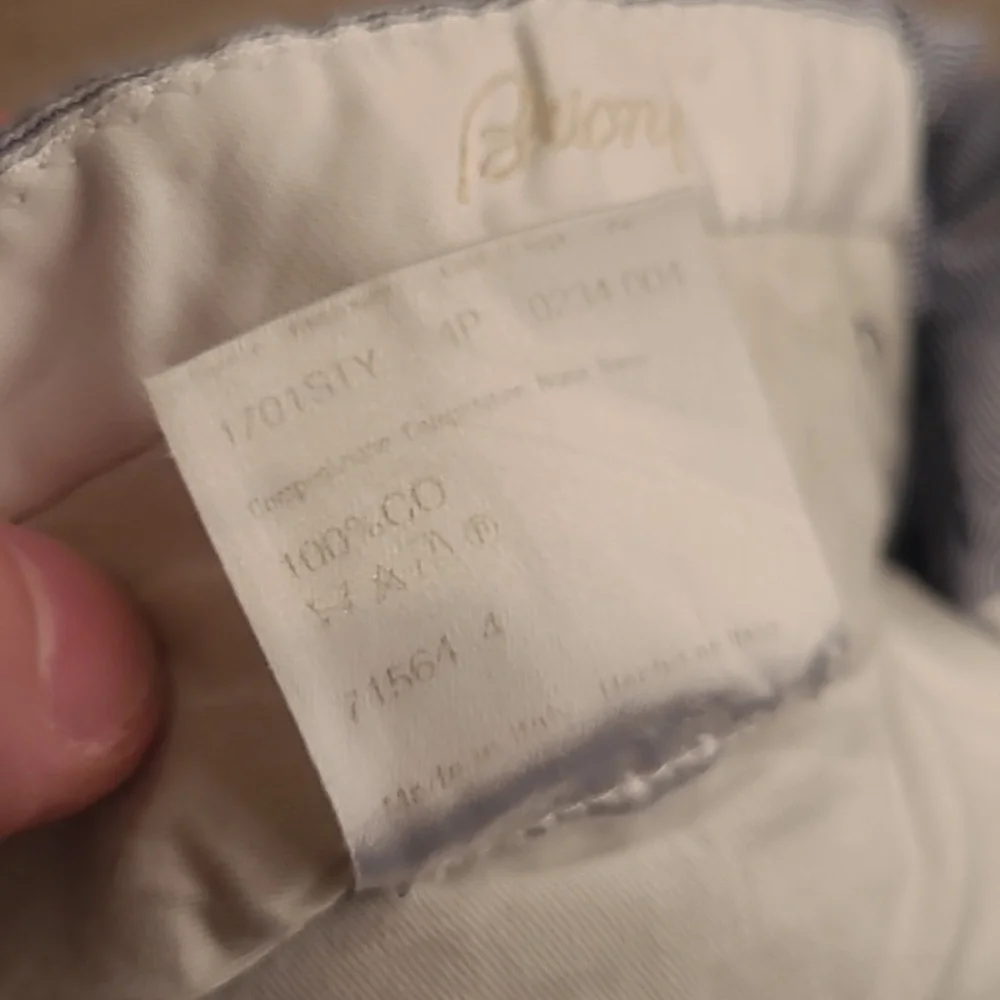 BRIONI Bermuda Light Grey Blue Sz 36 Mens Casual Double Pleated Trouser‎ Shorts